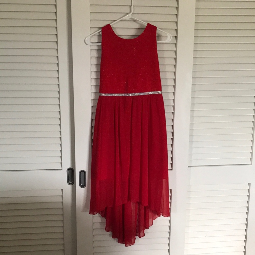 Red dress, girls size 14